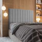 Cabeceira Bella Box Casal 160cm Linho Cinza - Star Confort