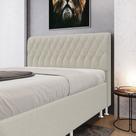 Cabeceira Bellatrix 195 / N-037 Bouclê Off White Aradecor Cabeceira Bellatrix 195 / N-037 Bouclê Off White Aradecor