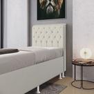 Cabeceira Bellatrix 90 / Couro Artificial Bege