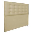 Cabeceira Botões Almofadada Para Cama Luxo Clean Linho RBL