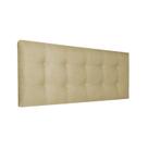 Cabeceira Botonê Almofadada Para Cama Luxo Clean Linho RBL