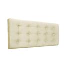 Cabeceira Botonê Cama Box Estofada Luxo Suede RBL