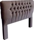 Cabeceira Box 160 Capitonê Sueed marrom ou bege