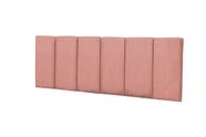 Cabeceira box Casal 1,40 cor rosa claro