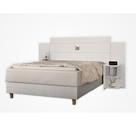 Cabeceira Box Casal Acapulco 1.40-1.60 Off White J&A Móveis