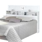 Cabeceira Box Casal Florença 1.40 Branco - Vitamov