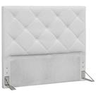 Cabeceira Box Queen Size Italia 1,60m Corano Branco