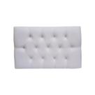 Cabeceira Box Shop Paris Solteiro 90cm Painel Em Material Sintético Branco