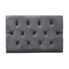 Cabeceira Box Shop Paris Solteiro 90cm Painel Em Suede Cinza Cabeceira Box Shop Paris Solteiro 90cm Painel Em Suede Cinza