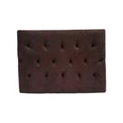 Cabeceira Box Shop Paris Solteiro 90cm Painel Em Suede Marrom Cabeceira Box Shop Paris Solteiro 90cm Painel Em Suede Marrom