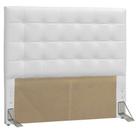 Cabeceira Box Solteiro Paris 90 cm Corano Branco