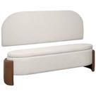 Cabeceira Calçadeira Queen Size Cama Box 160 Bouclê Facto Cabeceira Calçadeira Queen Size Cama Box 160 Bouclê Facto