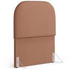 Cabeceira Cama Box 100cm Orgânica Lanna W01 Linho Rosê - Lyam Decor