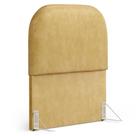 Cabeceira Cama Box 100cm Orgânica Lanna W01 material sintético Fendi - Lyam Decor