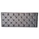 Cabeceira Cama Box Capitone Suede Am Cinza Queen 160x60 Rbl