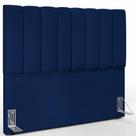 Cabeceira Cama Box Casal 140 cm Dália W01 Facto Azul Marinho - Lyam Decor