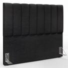 Cabeceira Cama Box Casal 140 Cm Dália W01 Linho Chumbo