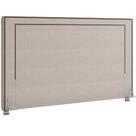 Cabeceira Cama Box Casal 140 cm P05 Berlim Linho Cru - Lyam Decor