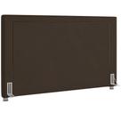 Cabeceira Cama Box Casal 140 cm P05 Berlim Veludo Marrom - Lyam Decor