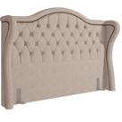 Cabeceira Cama Box Casal 140 cm P05 Lisboa Linho Bege Escuro - Lyam Decor