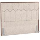 Cabeceira Cama Box Casal 140 cm P05 Londres Linho Bege Claro - Lyam Decor