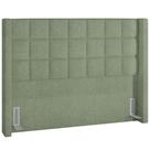 Cabeceira Cama Box Casal 140 cm P05 Paris Bouclê Oliva - Lyam Decor Cabeceira Cama Box Casal 140 cm P05 Paris Bouclê Oliva - Lyam Decor