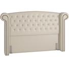 Cabeceira Cama Box Casal 140 cm P05 Sofia Sintético Pérola - Lyam Decor