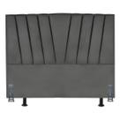 Cabeceira Cama Box Casal 140 cm Safira em Linho Com Frame Cabeceira Cama Box Casal 140 cm Safira em Linho Com Frame