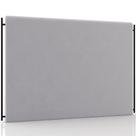 Cabeceira Cama Box Casal 140cm Estofada Goya P05 Veludo Cinza - Lyam Decor Cabeceira Cama Box Casal 140cm Estofada Goya P05 Veludo Cinza - Lyam Decor