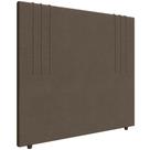 Cabeceira Cama Box Casal 140cm Estofada Rama Linho Marrom Z04 - Mpozenato Cabeceira Cama Box Casal 140cm Estofada Rama Linho Marrom Z04 - Mpozenato