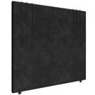 Cabeceira Cama Box Casal 140cm Estofada Rama Veludo Preto Z04 - Mpozenato Cabeceira Cama Box Casal 140cm Estofada Rama Veludo Preto Z04 - Mpozenato