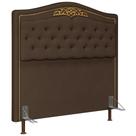 Cabeceira Cama Box Casal 140cm Imperial Veludo J02 Chocolate - Mpozenato Cabeceira Cama Box Casal 140cm Imperial Veludo J02 Chocolate - Mpozenato