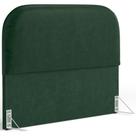 Cabeceira Cama Box Casal 140cm Orgânica Lanna W01 material sintético Verde - Lyam Decor