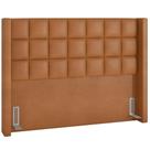 Cabeceira Cama Box Casal 160cm Paris material sintético Whisky