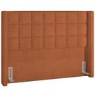 Cabeceira Cama Box Casal 195cm P05 Paris Bouclê Terracota Cabeceira Cama Box Casal 195cm P05 Paris Bouclê Terracota