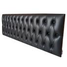 Cabeceira Cama Box Casal Capitonê Vintage Preto Casal 140 X 60 RBL Cabeceira Cama Box Casal Capitonê Vintage Preto Casal 140 X 60 RBL