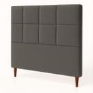 Cabeceira Cama Box Casal King Size 195cm Elena Estofada