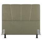Cabeceira Cama Box Casal King Size Amber 195cm Estofada Sintético Bege - Abmaza
