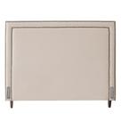 Cabeceira Cama Box Casal King Size Maísa 195cm Com Frame Suede Bege - Desk Design