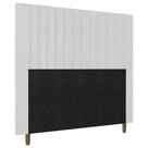 Cabeceira Cama Box Casal King Size Nala 195cm Corano Branco - Desk Design Cabeceira Cama Box Casal King Size Nala 195cm Corano Branco - Desk Design