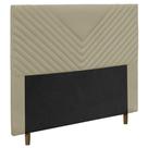 Cabeceira Cama Box Casal King Size Viena 195Cm Bege