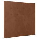 Cabeceira Cama Box Casal Luana 140cm Veludo Laranja - Desk Design Cabeceira Cama Box Casal Luana 140cm Veludo Laranja - Desk Design