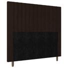 Cabeceira Cama Box Casal Nala 140cm Corano Marrom - Abmaza Cabeceira Cama Box Casal Nala 140cm Corano Marrom - Abmaza