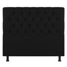 Cabeceira Cama Box Casal Nice 140cm Suede Preto - Abmaza