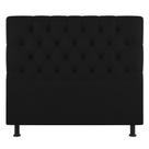 Cabeceira Cama Box Casal Nice 140cm Suede Preto - Abmaza