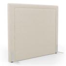 Cabeceira Cama Box Casal Padrão Alba 140cm Com Frame Bouclé Bege - Abmaza