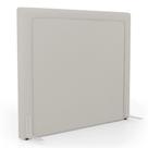 Cabeceira Cama Box Casal Padrão Alba 140cm com Frame Linho Bege - Desk Design