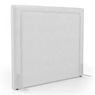 Cabeceira Cama Box Casal Padrão Alba 140cm com Frame material sintético Branco - Desk Design