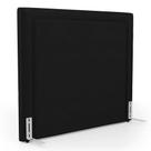 Cabeceira Cama Box Casal Padrão Alba 140cm com Frame material sintético Preto - Desk Design