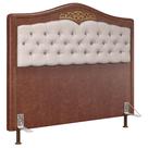 Cabeceira Cama Box Casal Queen 160cm Imperial J02 Corano/Suede Marrom/Marfim - Mpozenato Cabeceira Cama Box Casal Queen 160cm Imperial J02 Corano/Suede Marrom/Marfim - Mpozenato